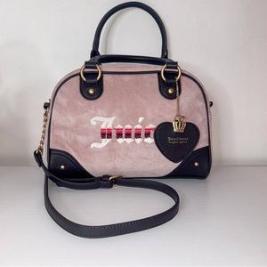 Juicy Couture Retro Vibe Satchel Dusty Blush/Chocol